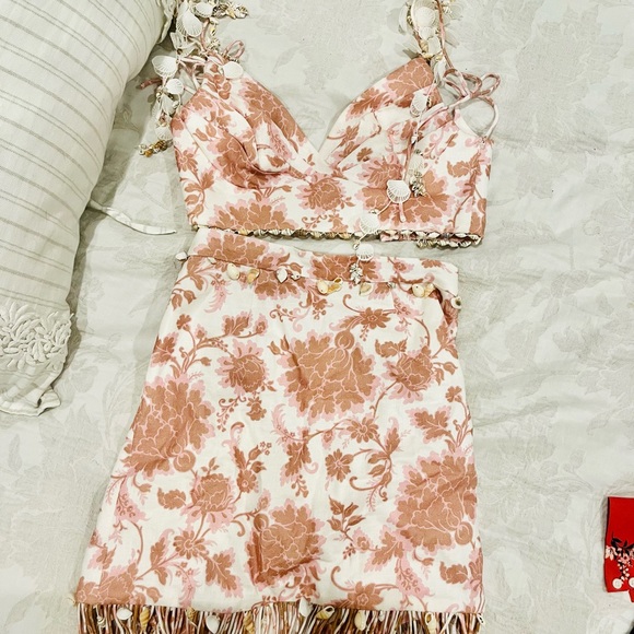 Zimmermann postcard shell skirt - Picture 6 of 10